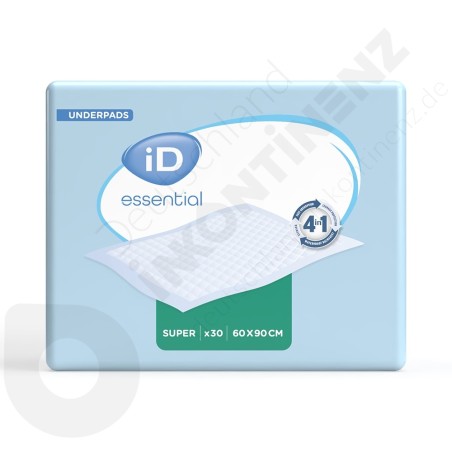 iD Essential Underpads Super - 60 x 90 cm iD Essential Underpads Super - 60 x 90 cm