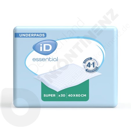 iD Essential Underpads Super - 40 x 60 cm