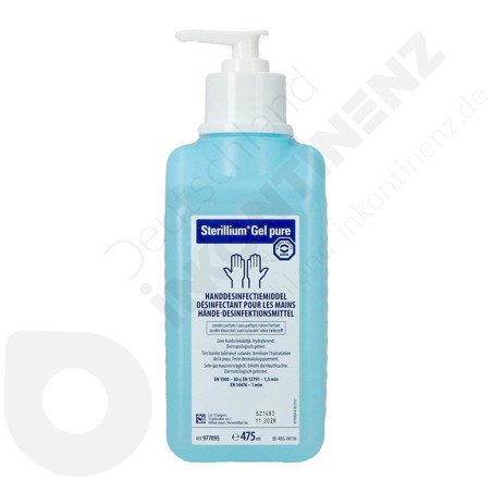 Sterillium Gel Pure mit Pumpe – 475 ml